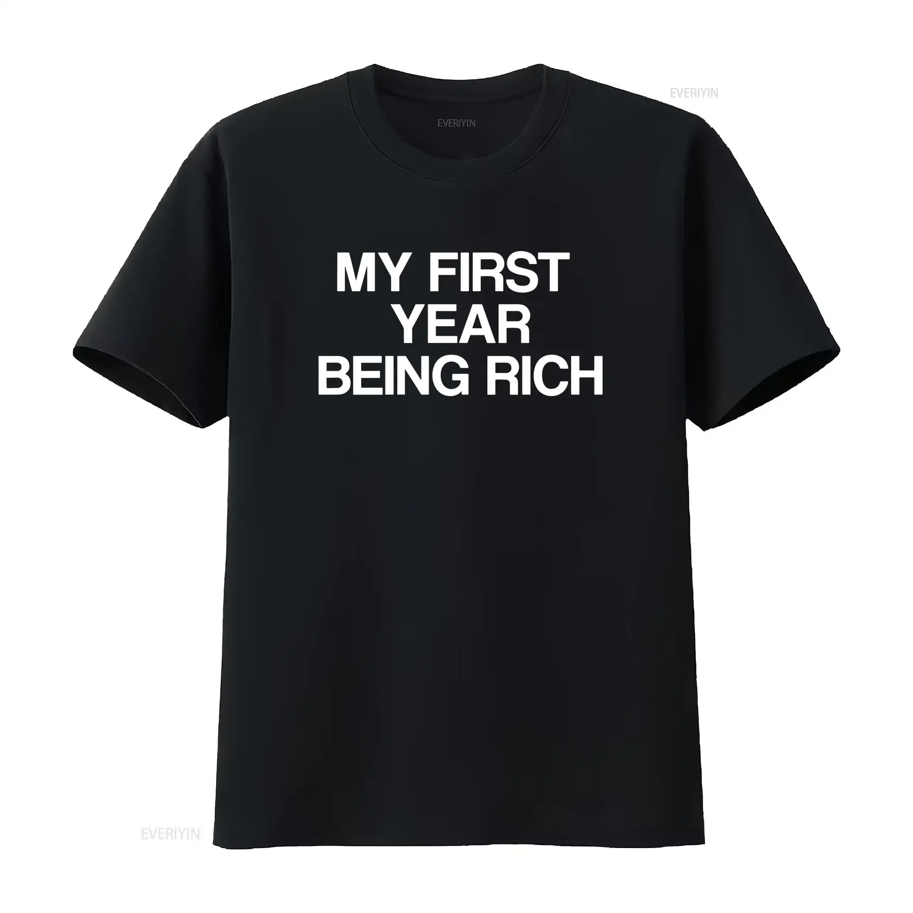First Year Being Rich T Shirt  - огляд і ціна Luxury Lifestyle Rich