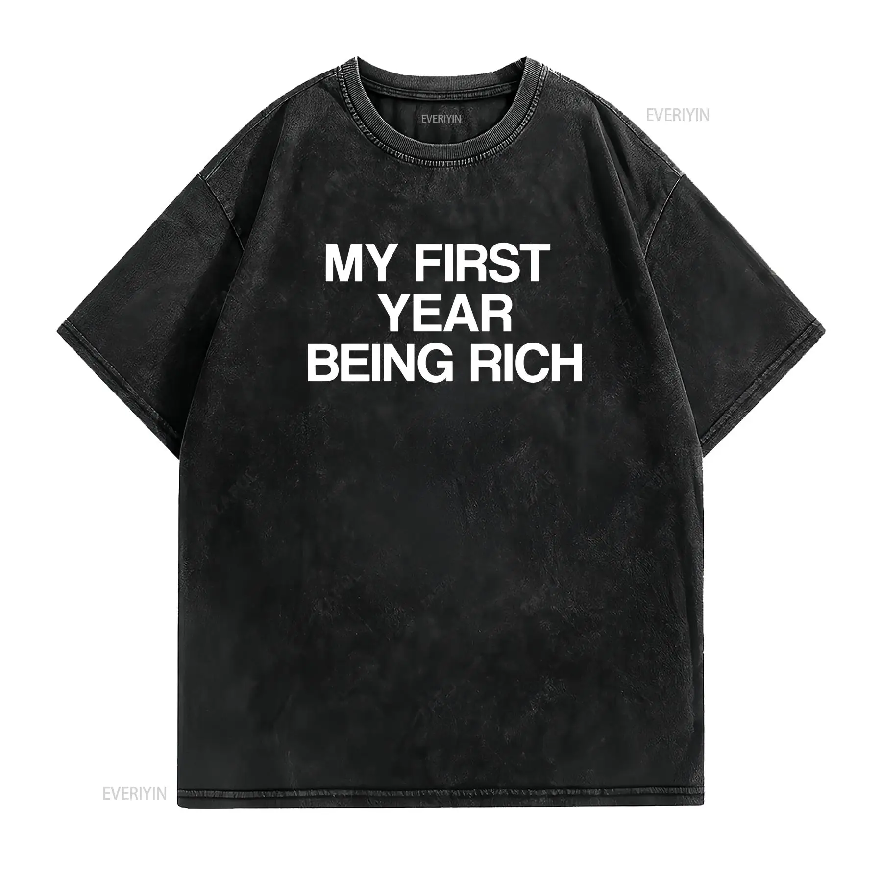 First Year Being Rich T Shirt  - огляд і ціна Luxury Lifestyle Rich