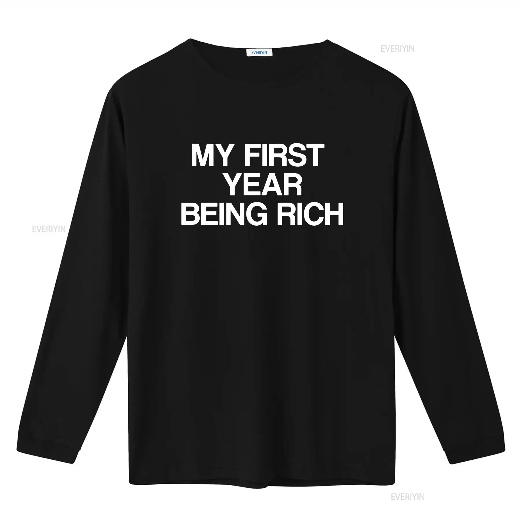 First Year Being Rich T Shirt  - огляд і ціна Luxury Lifestyle Rich