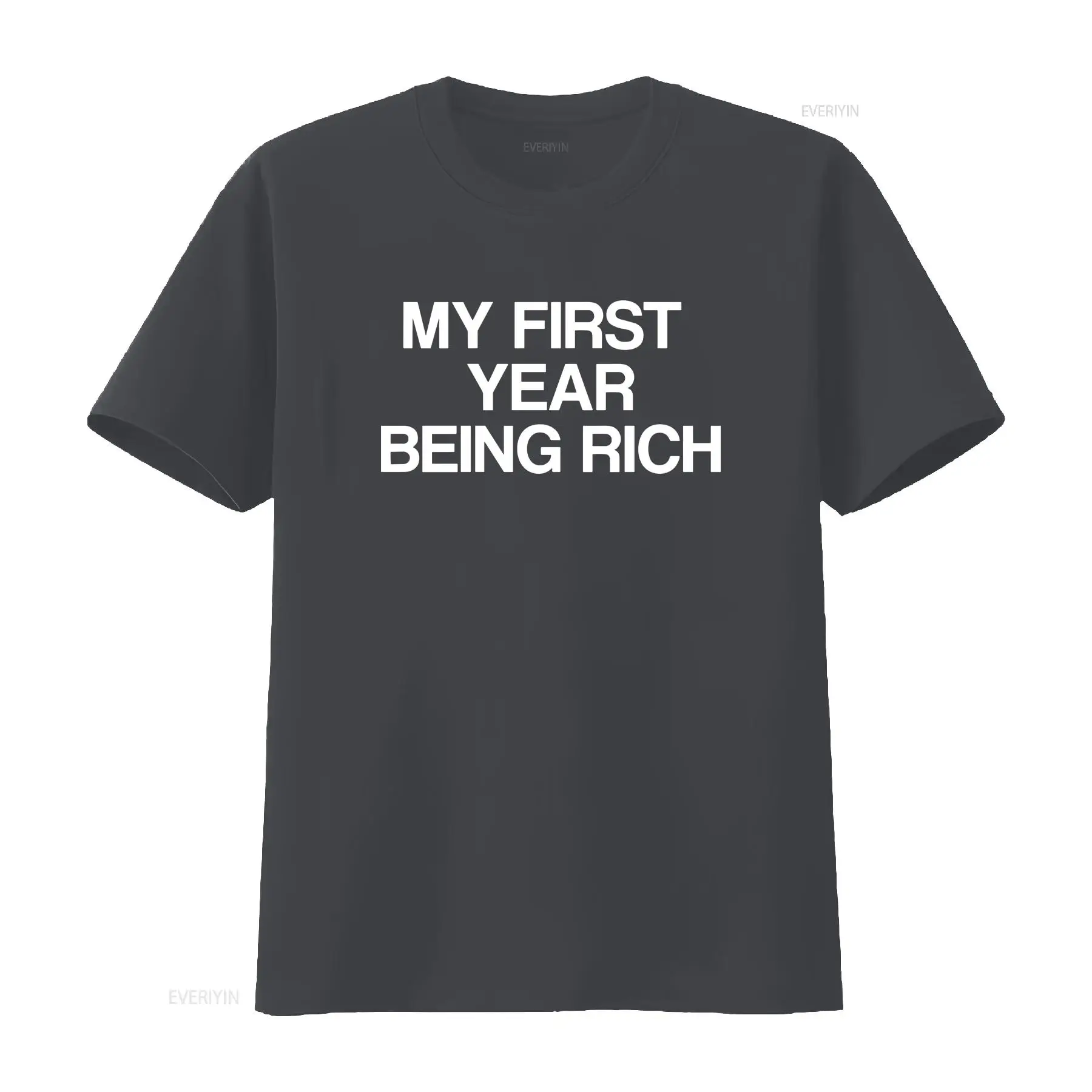 First Year Being Rich T Shirt  - огляд і ціна Luxury Lifestyle Rich
